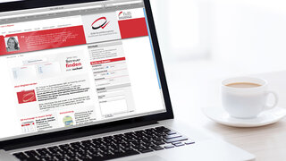 Mockup Qualitätsregister