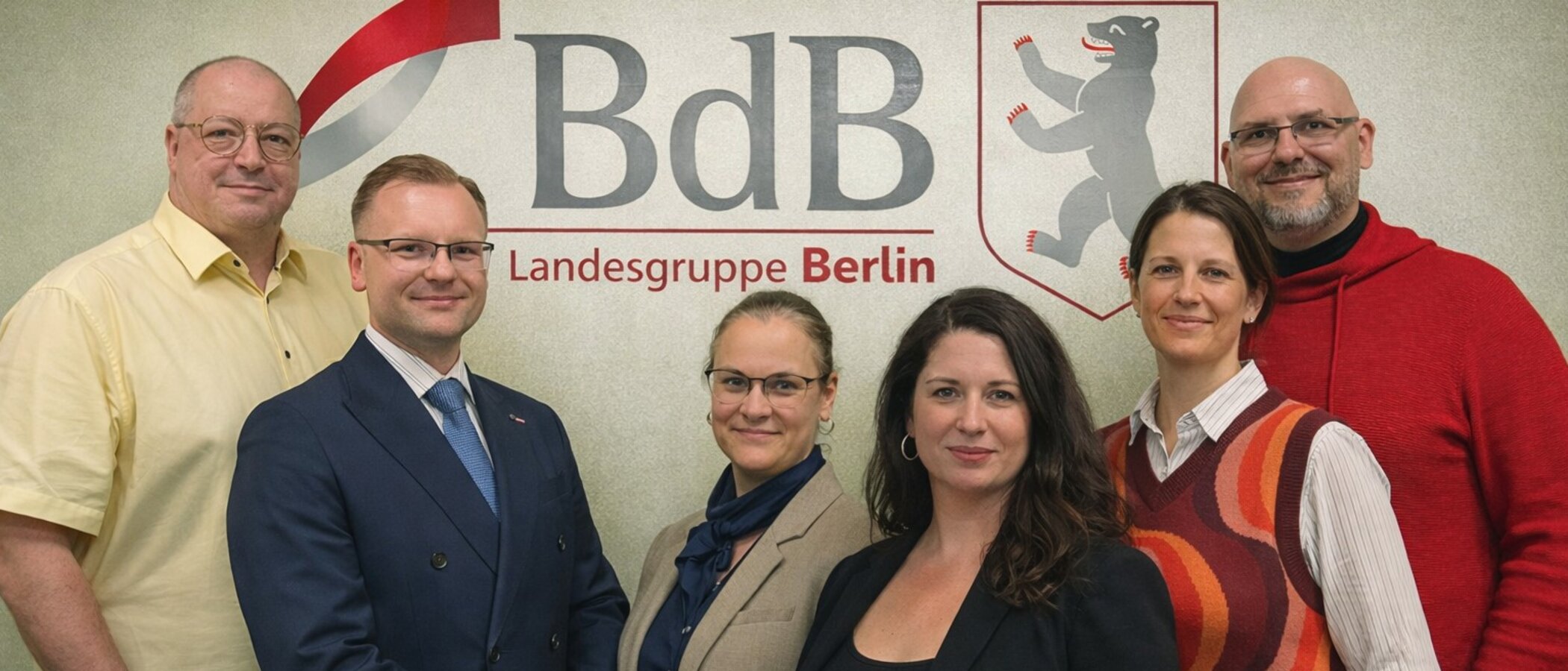 auf dem Foto ist der BdB-Landesgruppenvorstand Berlin zu sehen