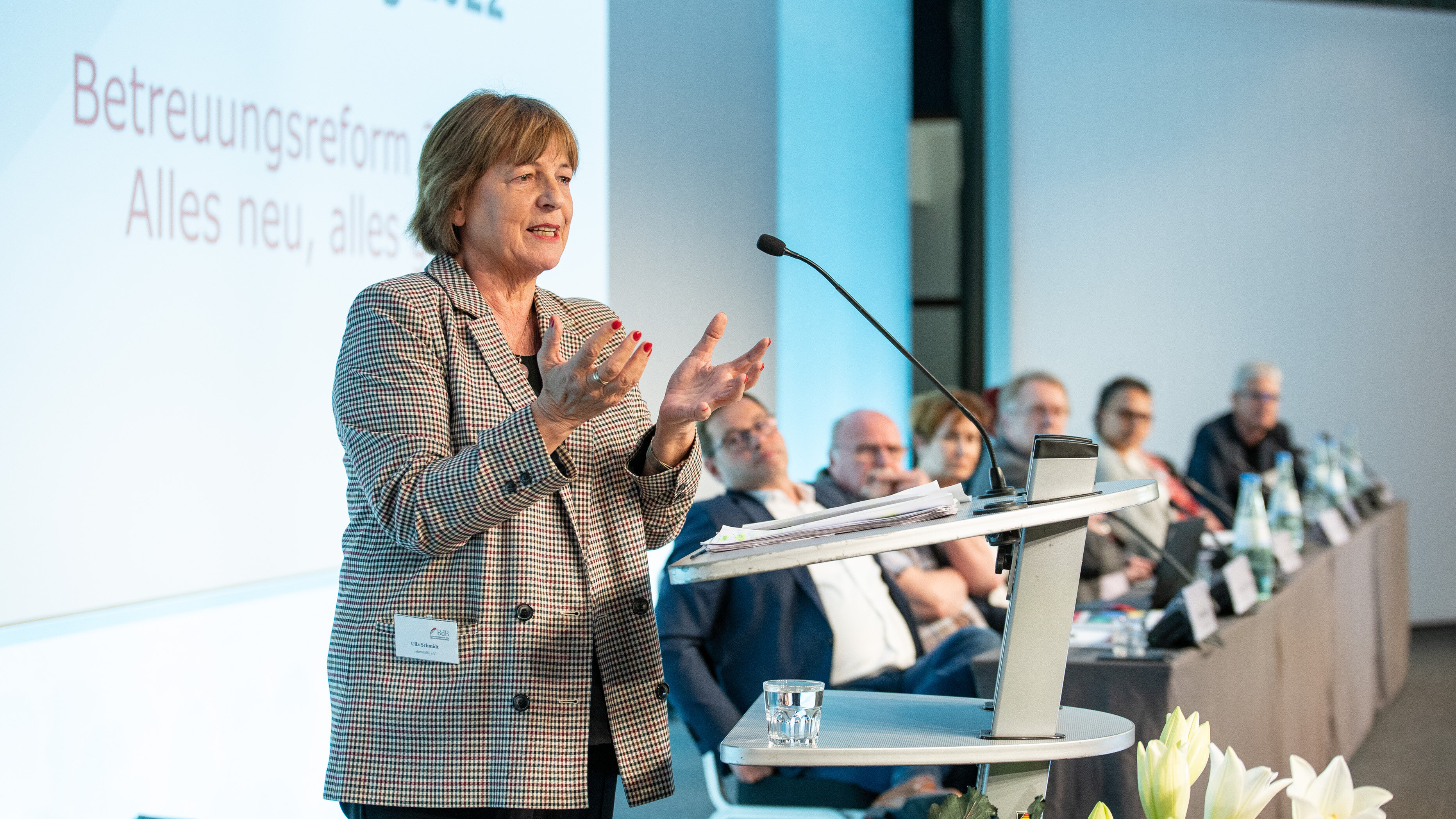 Ulla Schmidt, Vorsitzende der Bundesvereinigung Lebenshilfe auf BdB-Jahrestagung 2022