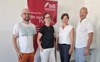 auf dem Foto ist der BdB-Landesgruppenvorstand Sachsen zu sehen