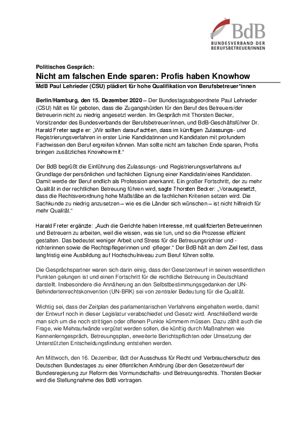 Download Pressemitteilung