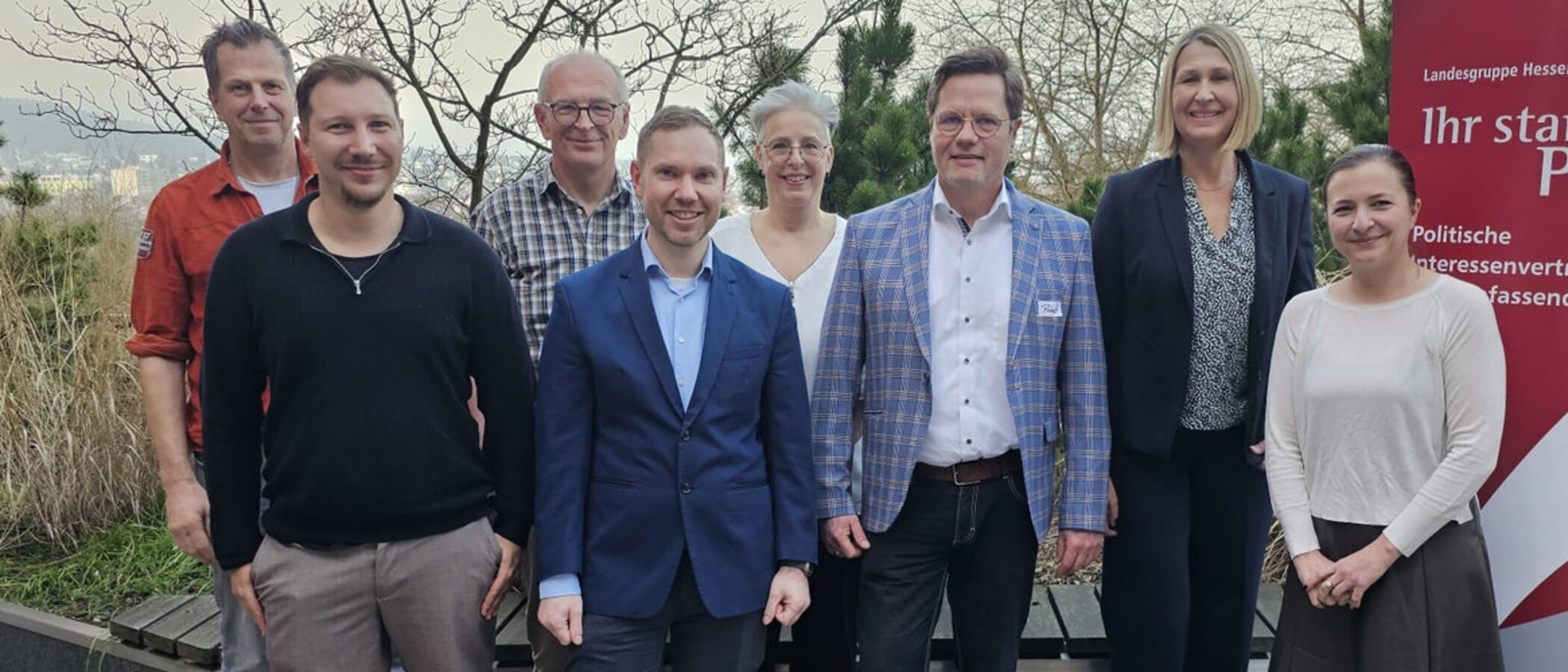 auf dem Foto ist der BdB-Landesgruppenvorstand Hessen zu sehen