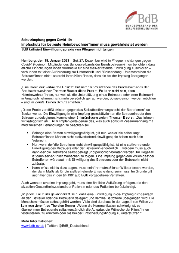 Download Pressemiteilung