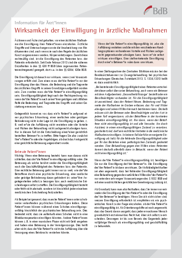 Merkblatt